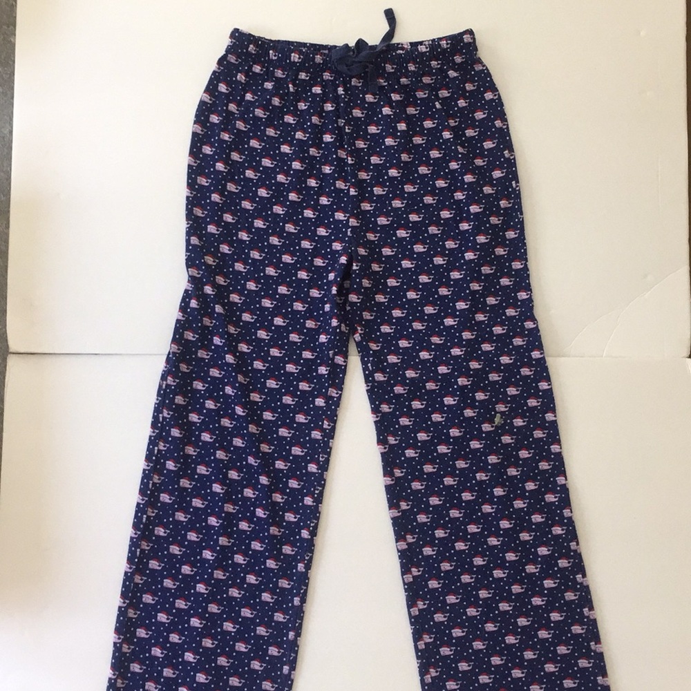 Vineyard Vines Santa Whale Pajama Pants